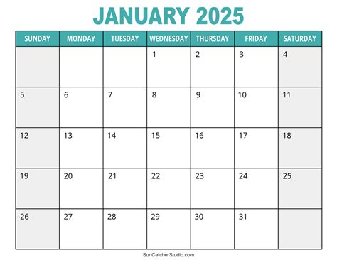 2025 Blank Calendar Printable Pdf Template Word - Khaled Alice