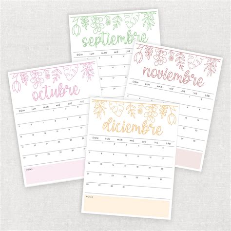 Calendario 2025 Para Imprimir - Etsy