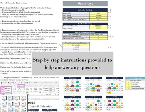 2025 Bi-weekly Payroll Calendar & Schedule Template-excel Download ...