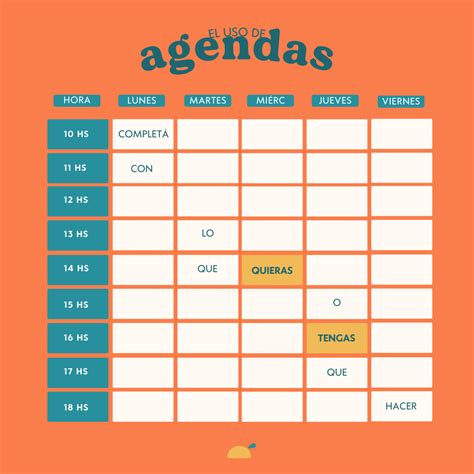 ¿Por qué usar una agenda? – Proyecto Hábitos