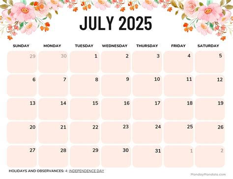 Google Calendar July 2025 Printable - issi lyndell