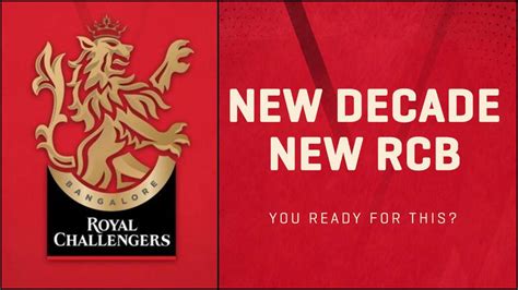 IPL 2020: Days after removing pic & name, RCB unveils new logo ...