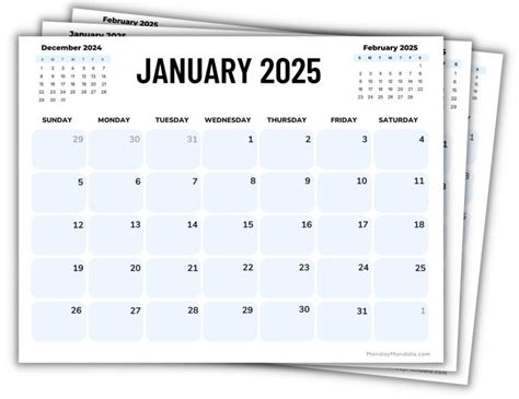 2025 Printable Calendars (56 Free PDF Printables)