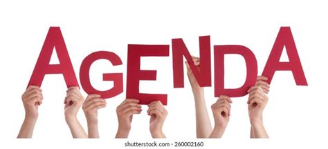 Agenda. Images, Stock Photos & Vectors | Shutterstock
