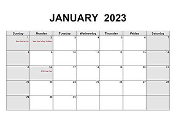 Printable Monthly 2023 Calendar | Free Printable Calendar Monthly
