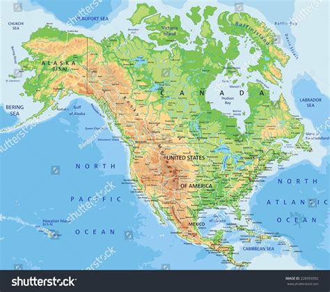 The Best World Map Labeled North America Ceremony – World Map With ...