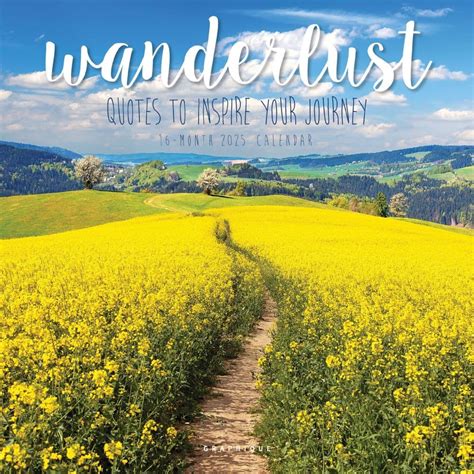 Wanderlust 2025 Wall Calendar - Calendars.com