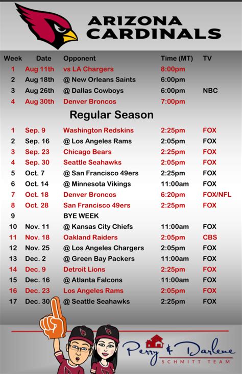 Az Cardinals 2024 Schedule Printable