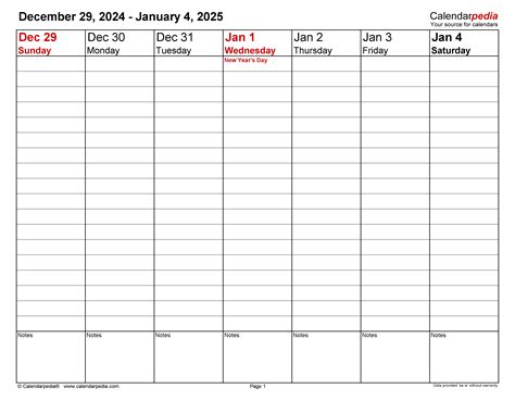 2025 Weekly Planner Printable - Aya vangroot