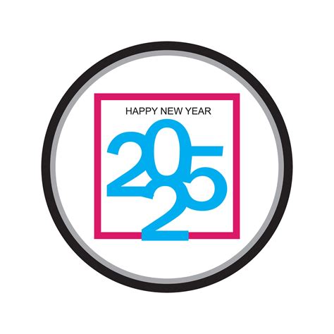 contento nuevo año 2025 texto diseño. cubrir de negocio diario para ...
