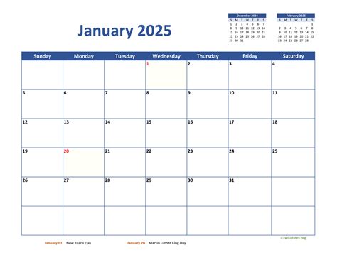 Planning For Success: A Guide To Printable Monthly Calendars For 2025 ...