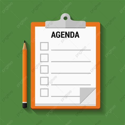 Agenda Vector Design Images, Agenda On Clipboard Board Box, Box ...