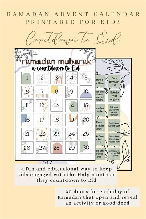 Ramadan Activity, Ramadan Printables, Ramadan Advent Calender, Ramadan ...