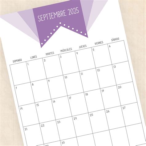 Calendario 2025 · Tidy Plans