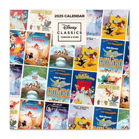 Disney Classics Wall Calendar 2025 - GamesPlus Malta