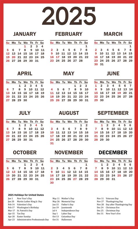 2025 Calendar Weeks With Holidays 2025 Holidays Finest Magnificent ...