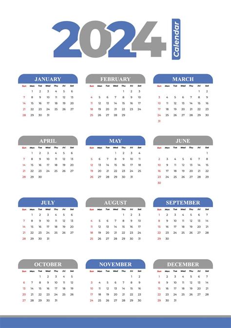 Calendario 2024 Año Plantilla De Bolsillo Cuadrado D - vrogue.co