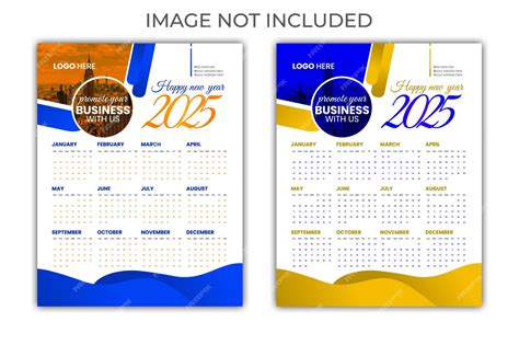Premium Vector | 2025 new year decorative calendar layout