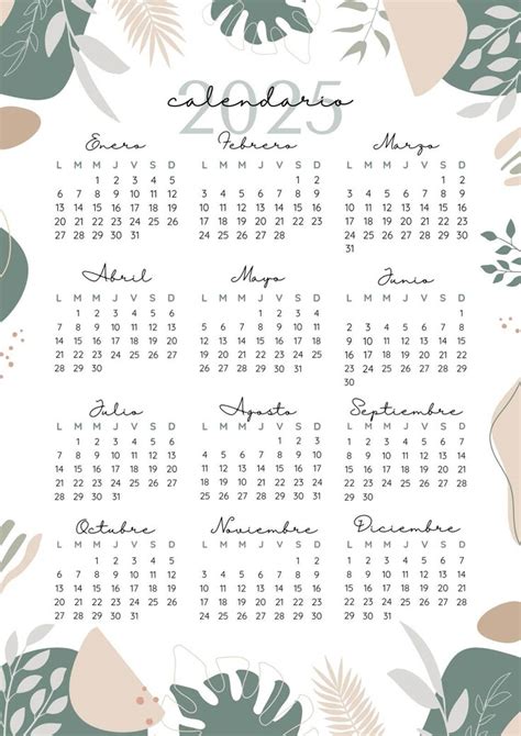 Pin on calendario