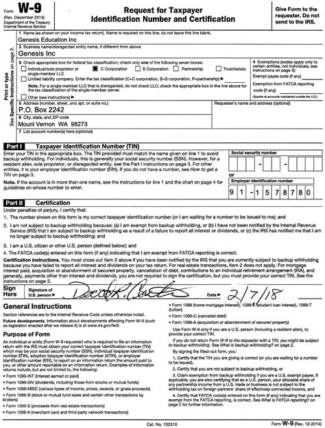 Blank Form W-9 2025 Template - Melinda M Babcock