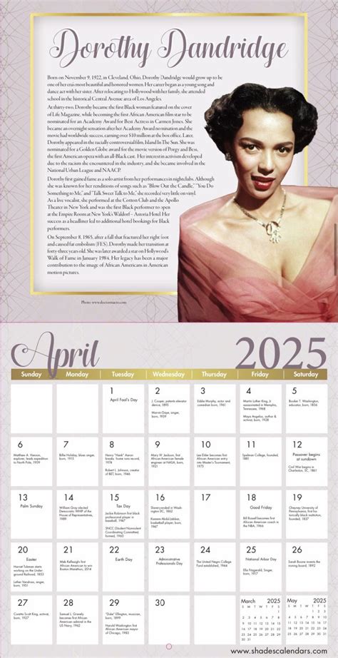 2025 Black History Calendar