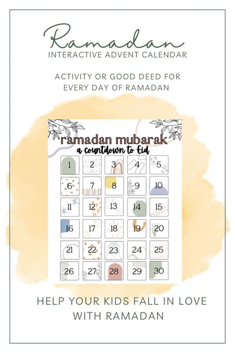 Ramadan Activity, Ramadan Printables, Ramadan Advent Calender, Ramadan ...
