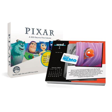 Disney Pixar 2025 Desk Calendar - Calendars.com