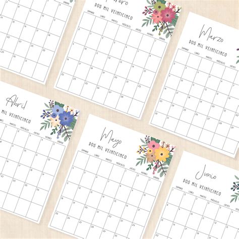 Calendario 2025 · Tidy Plans