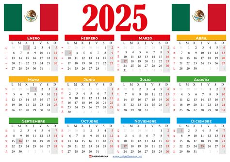 Calendario Por Semanas 2025 Para Imprimir - Kala Teressa