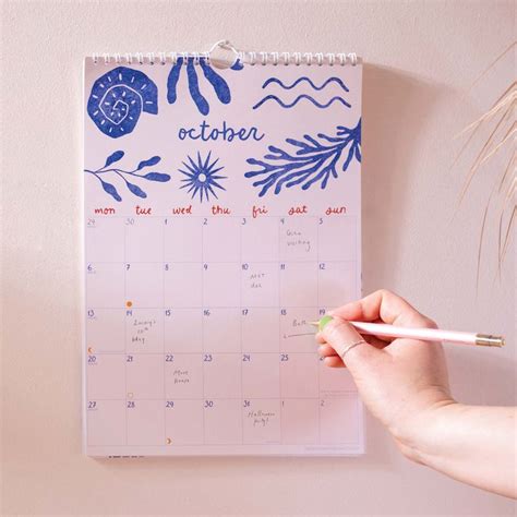 2025 Calendar | Ocean Mermaid | A4Add Sticker Pack (+ £3.50) | Calendar ...