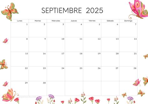 Calendario Mensual 2025 Pdf Vertical - Brenda D Weist