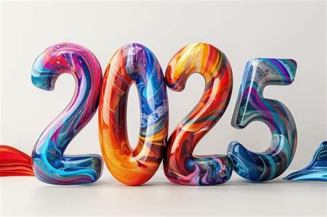 2025 A Year of Colorful Possibilities | Premium AI-generated image
