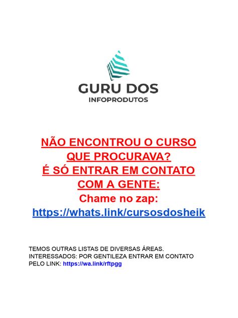 Lista de +3000 Cursos Para Download | PDF | Microsoft Excel | Blender ...