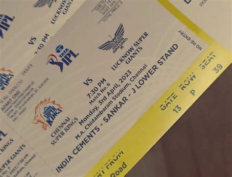 IPL Tickets Booking Online 2023, Ticket Prices, How to buy tickets ...