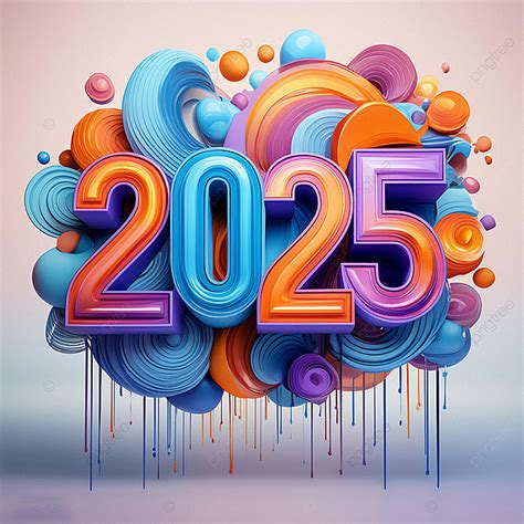 Fundo Colorido De 2025, Fundo Colorido De 2025, Fundo De Ano Novo De ...