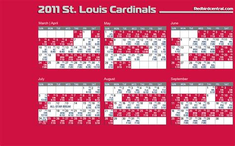 St Louis Cardinals Printable Schedule 2024 - Colly Rozina