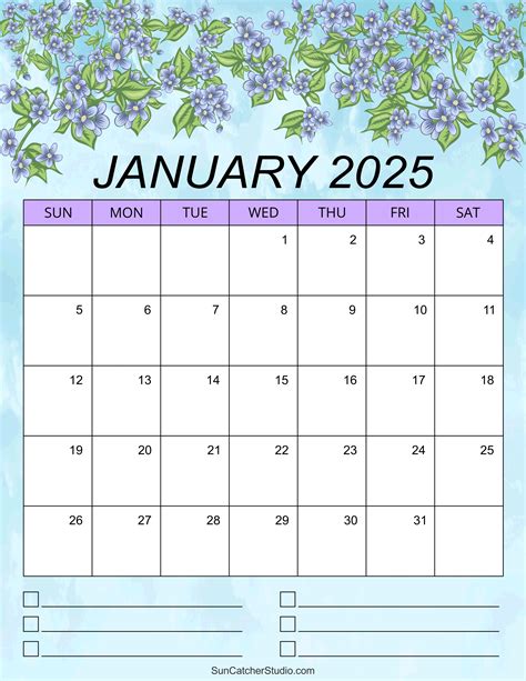 Free Monthly Calendar Template January 2025 Download - Jerry M. Collins