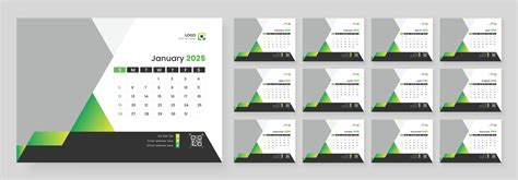 calendario 2025 corporativo modelo diseño colocar. mensual planificador ...