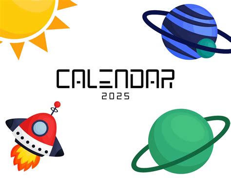 Free calendar 2025 for kids – Free Kids Printables