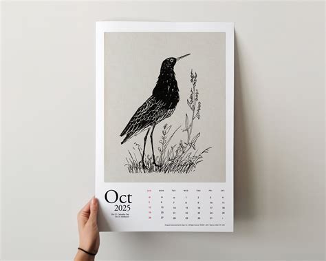 LARGE 2025 WALL Calendar, Vintage Art Calendar, 11x17, Baltic Birch ...