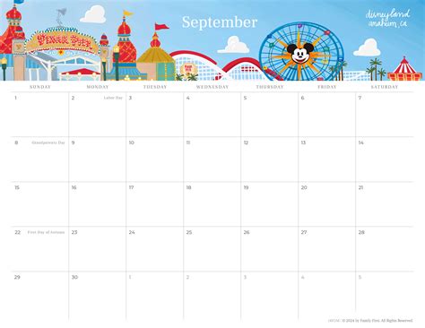 Disney Calendar 2025 Reservations Printable - Doris Germain