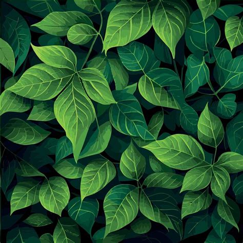 textura de hojas verdes, patrón de fondo verde - vector 18815321 Vector ...