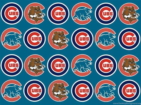 Download Chicago Cubs Logo Compilation Wallpaper | Wallpapers.com