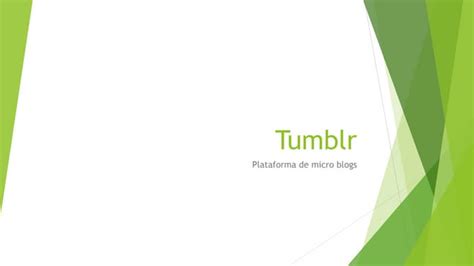 Expocicion sobre Tumblr | PPT