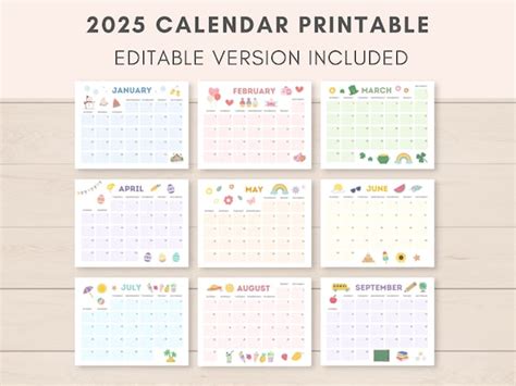 Calendars For Kids 2025 - David P. Edwards