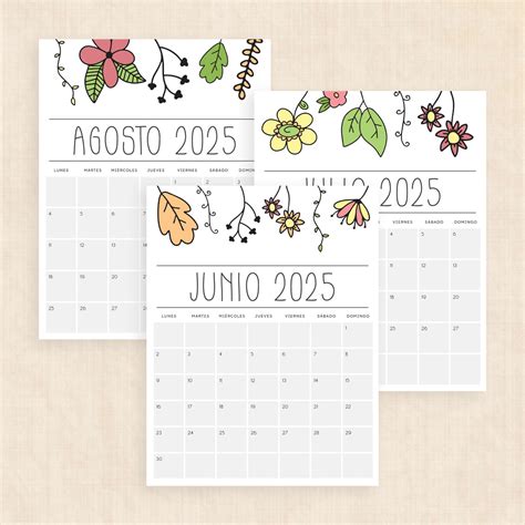 Calendario 2025 para Imprimir · Opulent Orchids