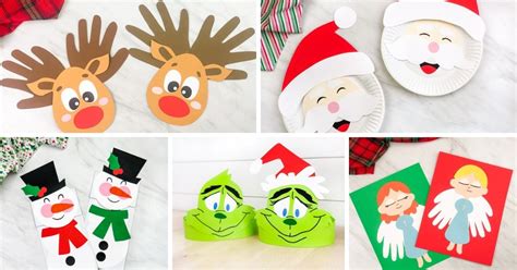58 Easy Christmas Crafts For Kids [Free Templates]