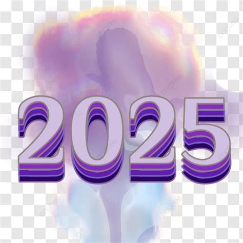 Fondo Transparente 2025 PNG ,dibujos 2025, Transparente 2025, Año Nuevo ...