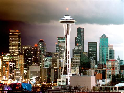Seattle Skyline, Washington Wallpapers | Wallpapers HD
