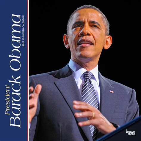 President Barack Obama | 2025 Square Wall Calendar | Plastic-Free ...